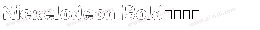 Nickelodeon Bold字体转换